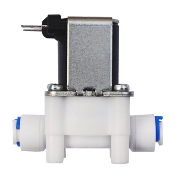 Electric Solenoid DC220V / 12V / 24V Normally Close G1/4 DN8 Water Air Inlet Flow-Switch for Water Dispenser