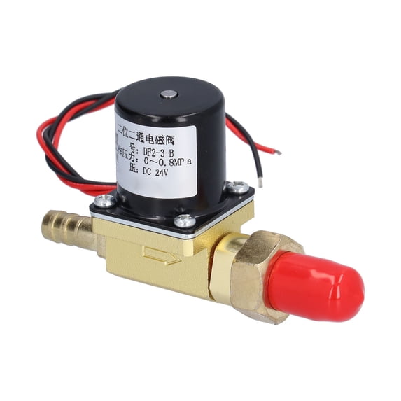 Electric Solenoid Valve 2 Position 2 Way for Argon Arc Welding, DC 24V High Precision Valve for Gas Control in Welding Equipment - Durable & Reliable