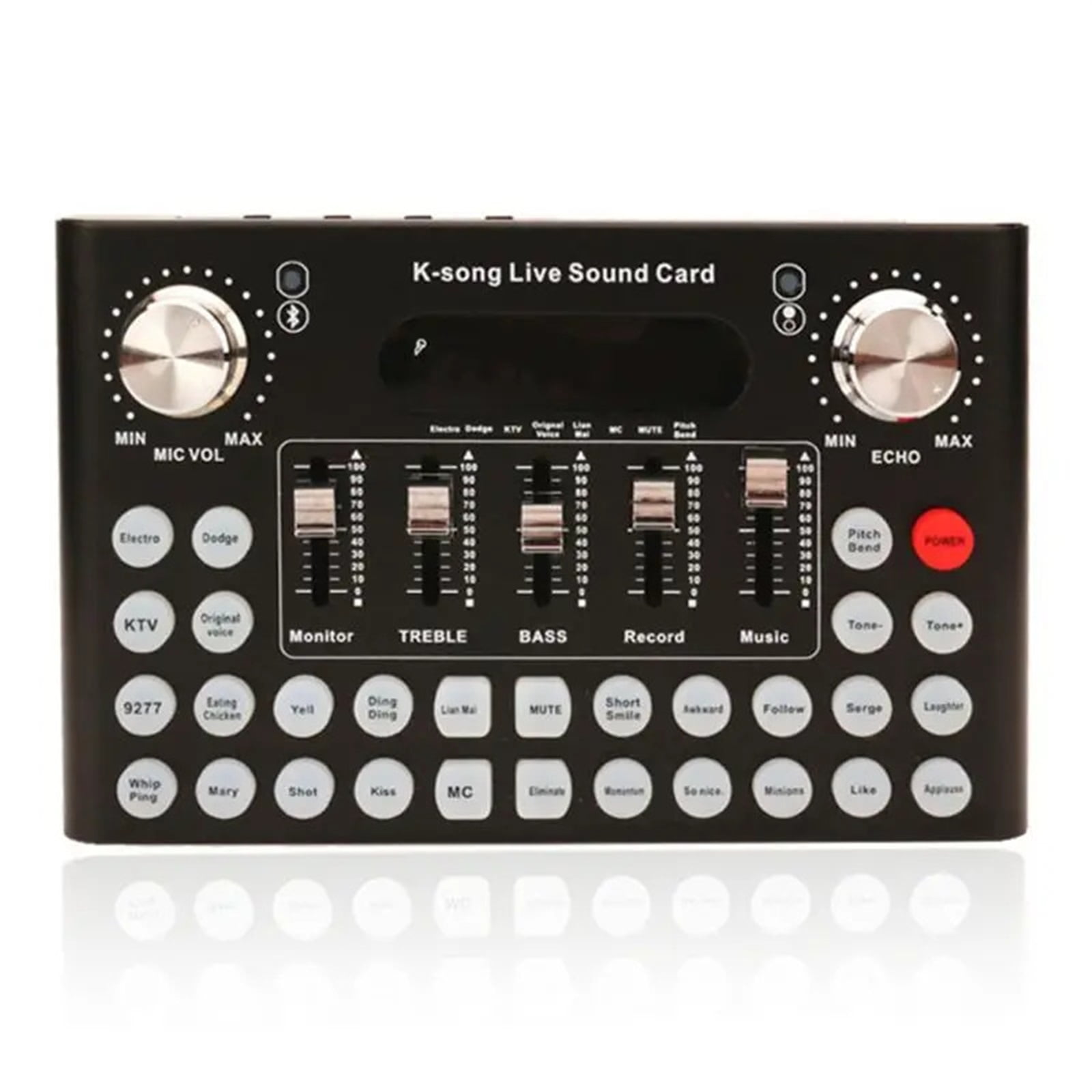 Electric Sound Effects Microphone Mixer for Phone PC Computer Au-dio Sound Card ,Precision Control