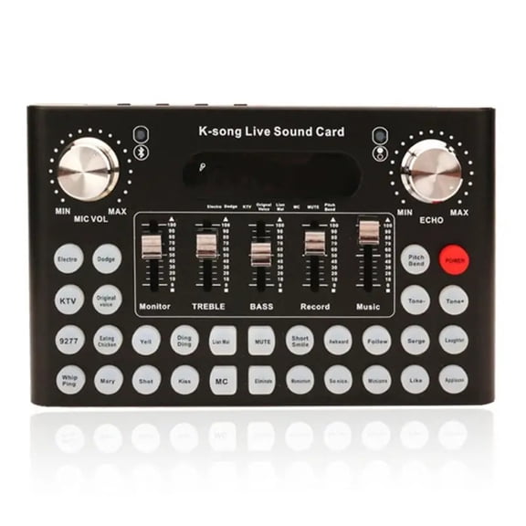 Electric Sound Effects Microphone Mixer for Phone PC Computer Au-dio Sound Card ,Precision Control