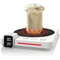 thumbnail image 1 of Electric Sourdough Starter Warmer with Dual LED Display, 70°F-100°F Touch Temp Control & 12H Timer, USB Fermentation Heater for Bread Dough, Yogurt - Kitchen Baking Essentials, 1 of 7