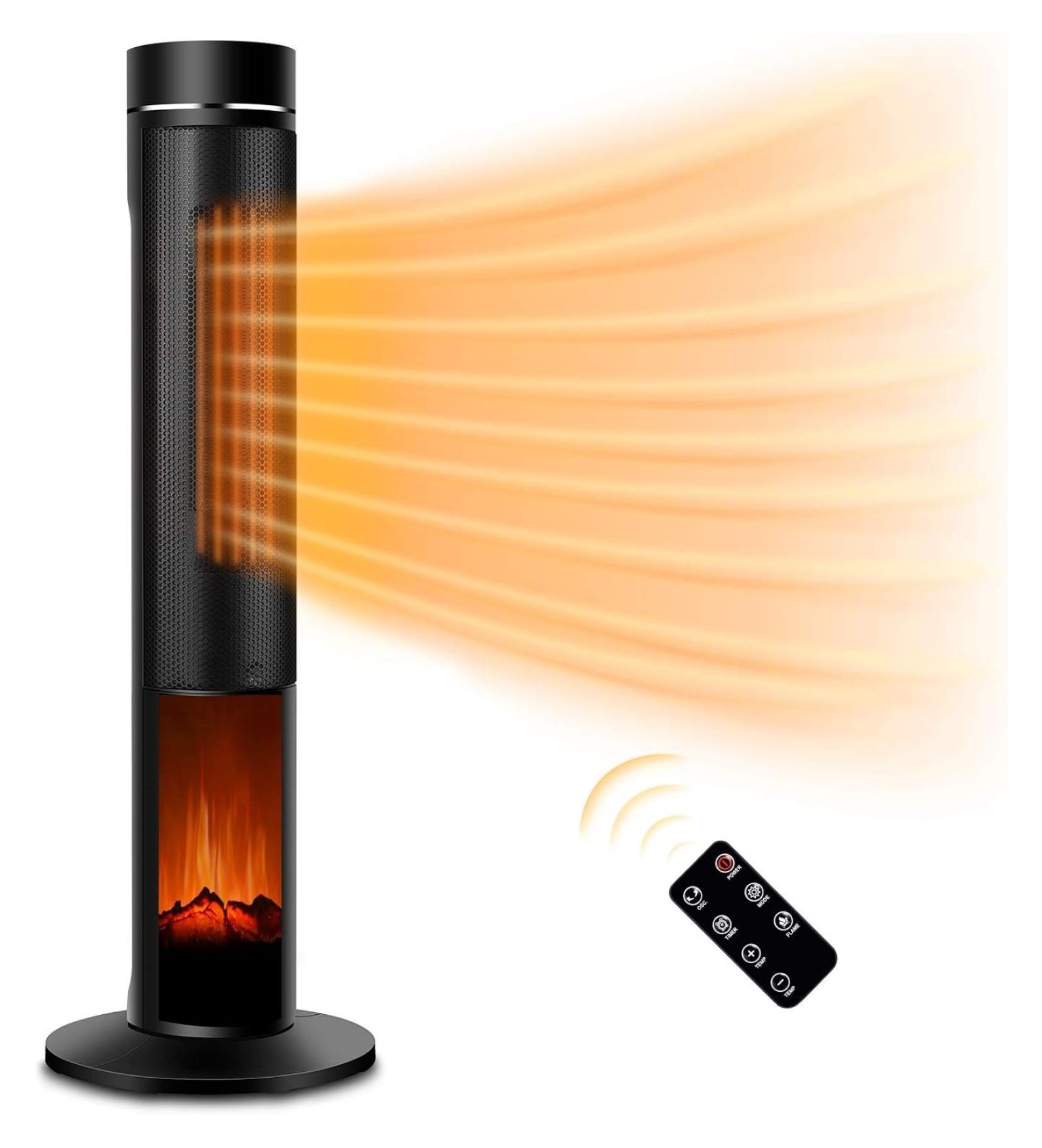 Electric Space Heater for Large Room 36" Ceramic Tower Space Heater