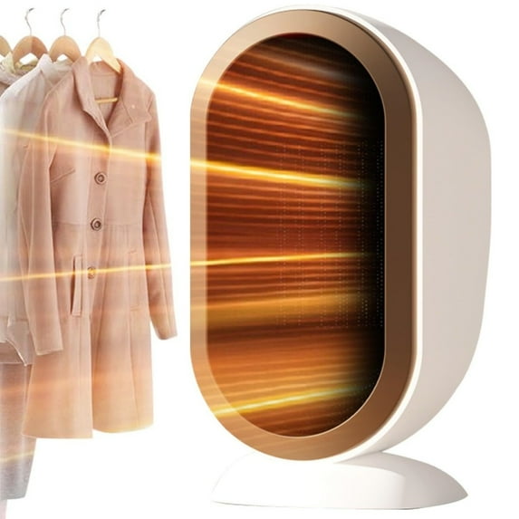 Electric Space Heaters,Portable Small Room Heater with Overheating and Tip-Over Protection,1200 Watt Mini Personal Heater for Bedroom Bathroom Office Home Use,Indoor Heater-Quiet-White