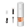 thumbnail image 1 of Electric Spices Grinder for BBQs with LED Lighting USB Rechargeable Peppers Mill for Cooking Enthusiasts Kitchenwares, 1 of 5