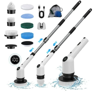 Electric Spin Scrubber with Big Display, Fast Charging Cordless ...