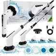 thumbnail image 1 of Electric Spin Scrubber, Cordless Bath Tub Power Scrubber 7in1, Deep Cleaning, Dual Speed Adjustable, Shower Cleaning Brush Household Tools for Bathroom & Tile Floor, 1 of 9
