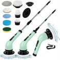 thumbnail image 1 of Electric Spin Scrubber, Cordless Shower Scrubber with Extendable Handle, Power Scrubber with 9 Replaceable Brush Heads, Floor Scrubber Shower Cleaning Brush Household Tools for Bathroom Kitchen Pool, 1 of 11