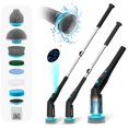 Electric Spin Scrubber, Large Torque Cordless Shower Scrubber with 7