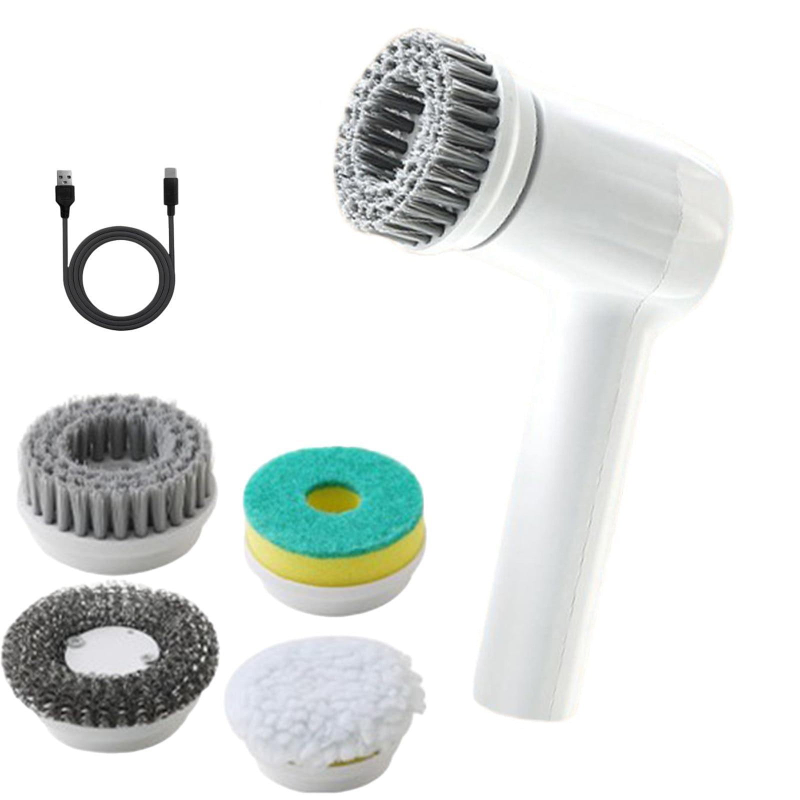 Electric Spin Scrubbers Cordless Electric Scrubbers with 4 Replaceable