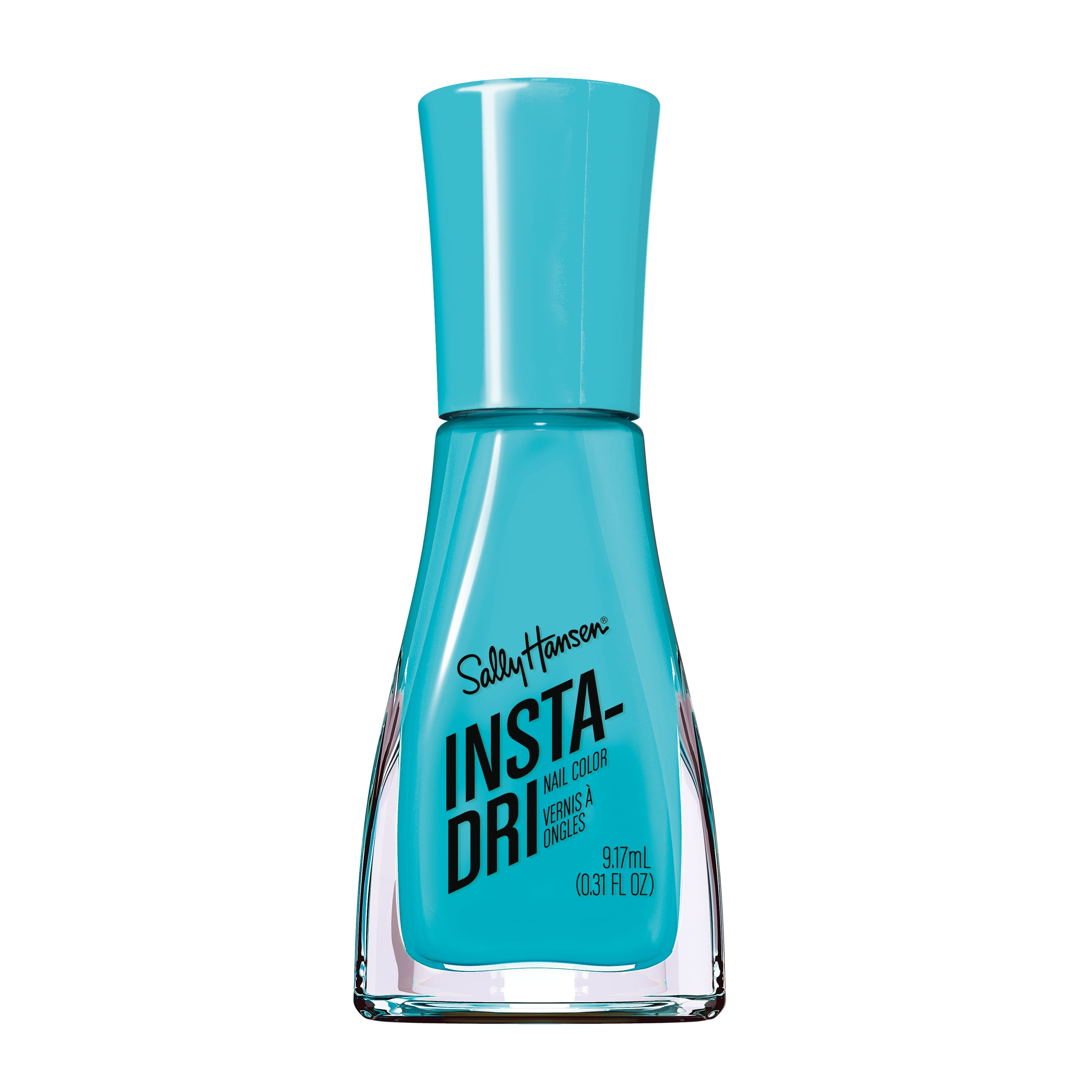 Sally Hansen Insta-Dri Electric Feels Quick-Dry Nail Polish, Electric Splash, 0.31 fl oz