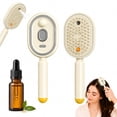 thumbnail image 1 of Electric Spray Air Cushion Massage Comb, 2026 New Upgrade Hair Brush with Water Spray, Self-Cleaning 3-In-1 Spa Misting Detangler, Anti-Tangle & Anti-Static for Frizzy Hair & Scalp Care (Yellow), 1 of 9