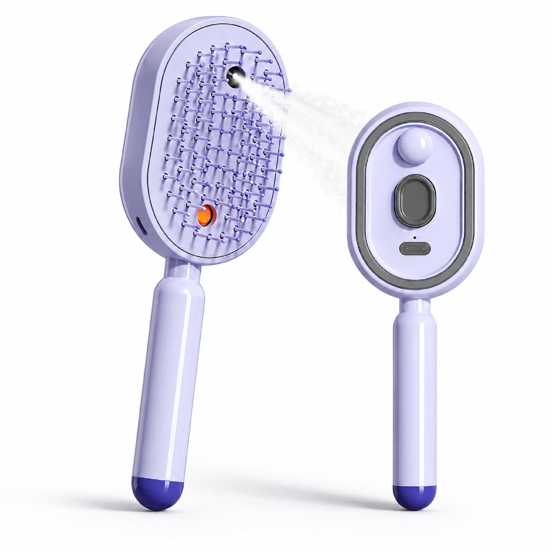 Electric Spray Air Cushion Massage Comb, 3-in-1 Misting Hair Brush with ...