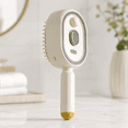 thumbnail image 1 of Electric Spray Air Cushion Massage Comb, Nano Mist Anti-Frizz Detangling Hair Brush with Red Light Scalp Massage, USB-C Rechargeable Steam Hair Comb for Women Home Travel, 1 of 7