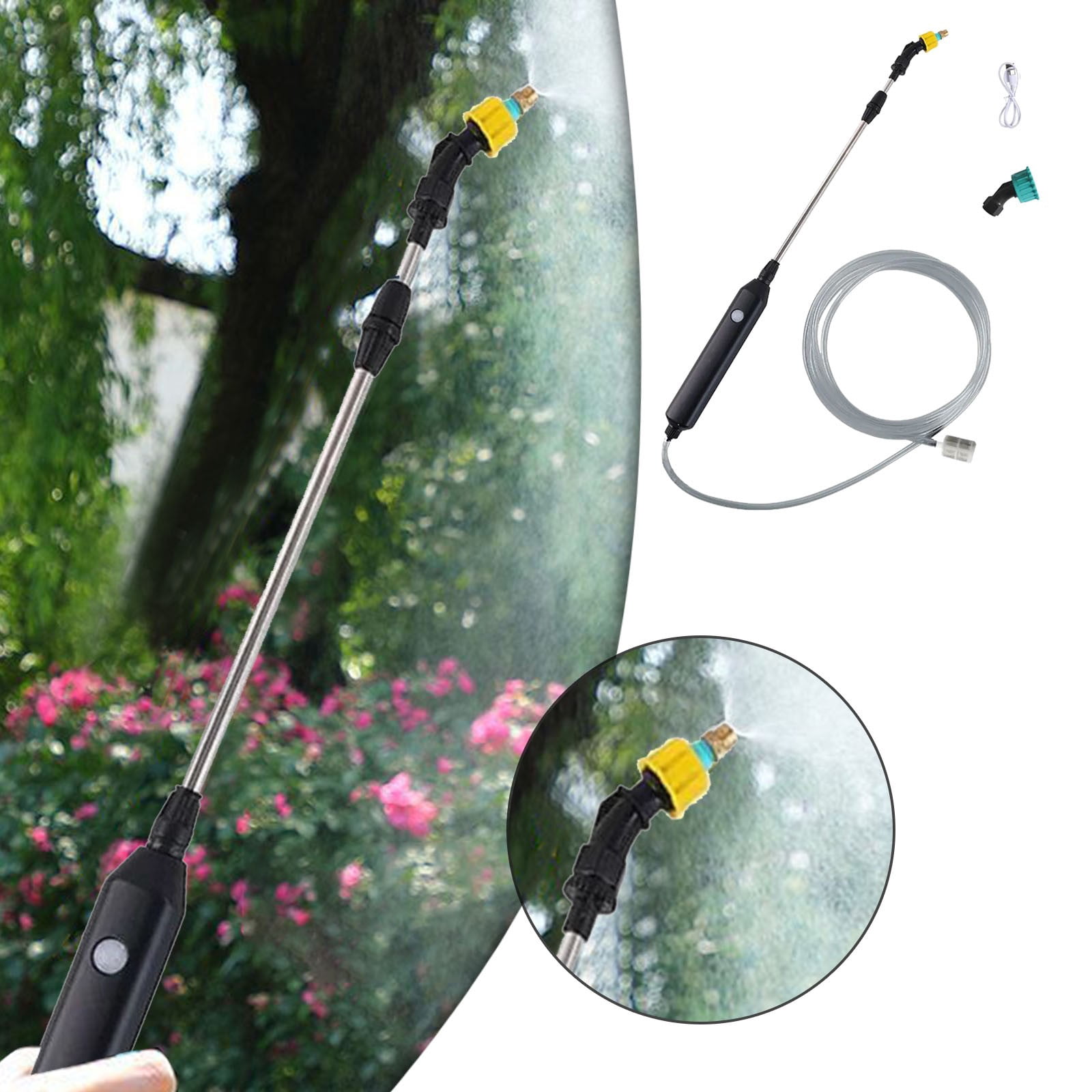 Electric Spray Bottle, Rechargeable Battery Powered Sprayer Spray 40 Bottles On a Single Charge, Automatic Plant Mister，Pump Sprayer,Indoor Watering Can for Plants