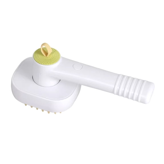 Electric Spray Cat Brush, Anti-Static Pet Grooming Comb for Shedding Loose Undercoat Fur, Multi-Function Steamy Dog Brush Hair Care Supply,Light Green