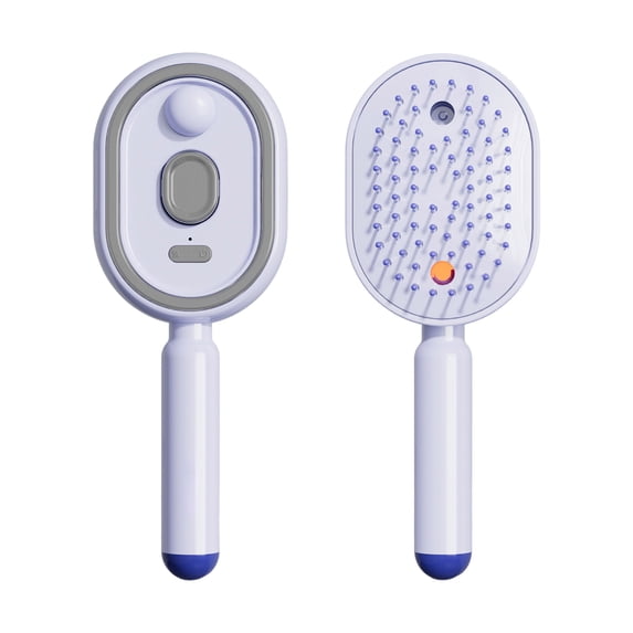 Electric Spray Massage Comb Oil Atomizing Hair Care Brush Self Cleaning Static Volumizing Styling Comb