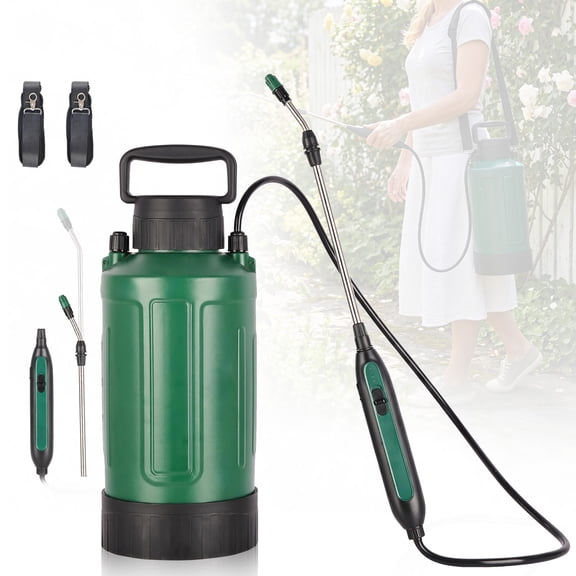 Electric Sprayer, 6L Battery Powered Sprayer, Portable Garden Sprayer with Dual Spray Modes, Rechargeable Battery & Adjustable Shoulder Strap for Lawn, Garden and Yard