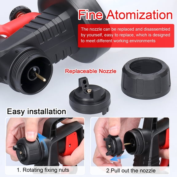 Electric Spraying Machine Small and lightweight, 800ml Capacity Spraying Machine, Plug and Play, Even Spraying for Interior Decoration, Varnish Spraying