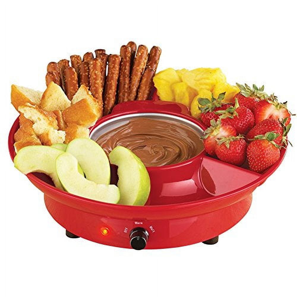 Electric Stainless Steel Fondue Set