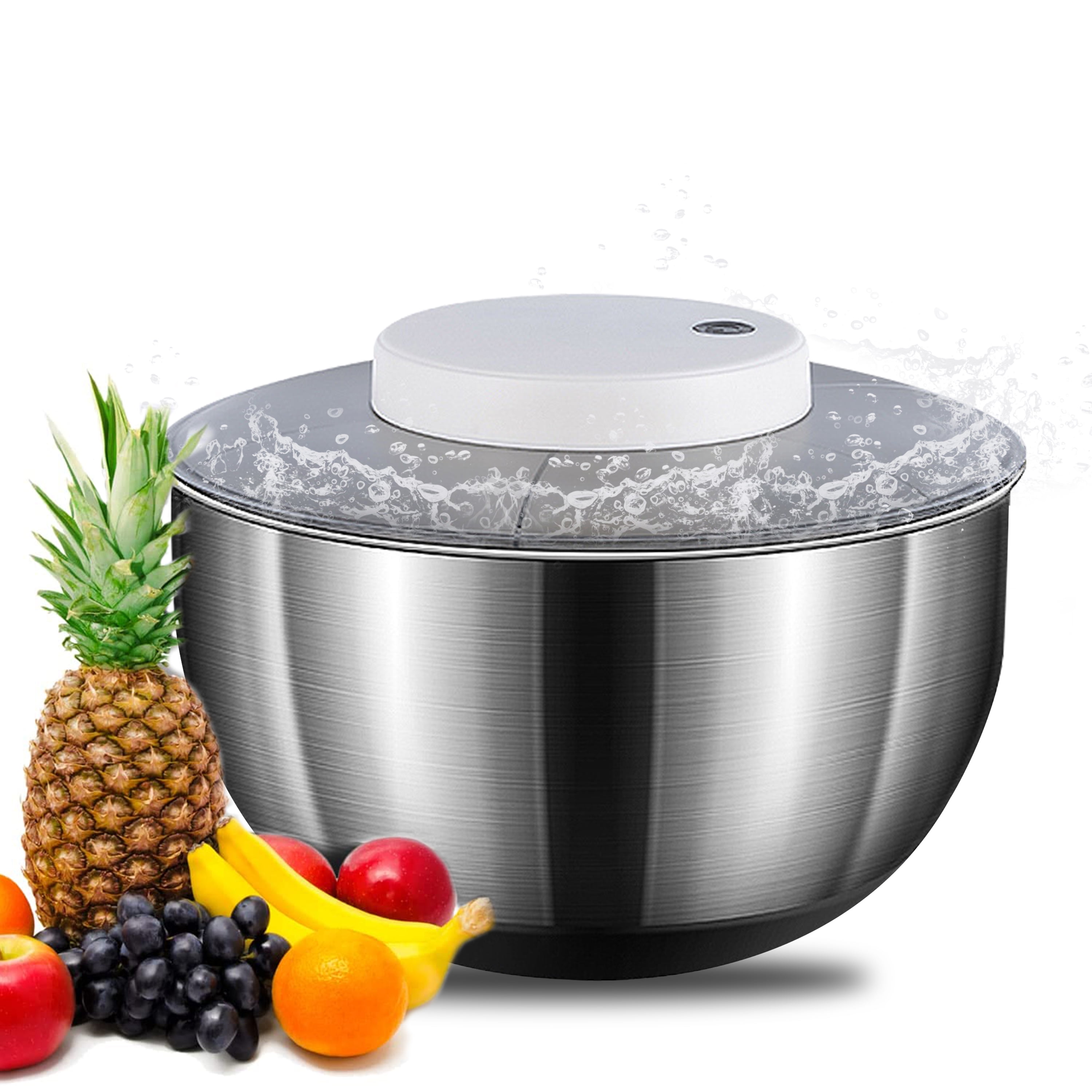 GCP Products 6.2-Quart Large Salad Spinner: Vegetable Washer Dryer