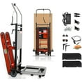 thumbnail image 1 of Electric Stair Climbing Hand Trucks Dolly Cart for Moving, 441lb Capacity Heavy Duty, 400W Powerful Motor Battery Powered Stair Climber Truck for Furniture Family Logistics Warehouse（Orange）, 1 of 10