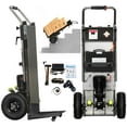 thumbnail image 1 of Electric Stair Climbing Truck Heavy Duty Dolly Cart for Moving,880lb Max Capacity 1200W Motor Power Folding Furniture Climber Trolley with Solid Wheel for Family Removal Ware house(Black ), 1 of 10