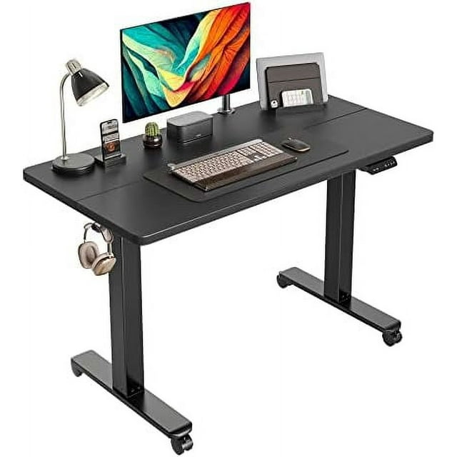 Electric Standing Desk, 40 x 24 Inches Height Adjustable Sit Stand Desk