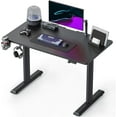 Electric Standing Desk 44 x 24 Inches Height Adjustable Table Ergonomic