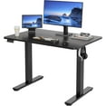 thumbnail image 1 of Electric Standing Desk Adjustable Height, 40x24 Inches Sit Stand up Desktop for Home Office, Ergonomic Rising Computer Table with Memory Preset, Black, 1 of 17