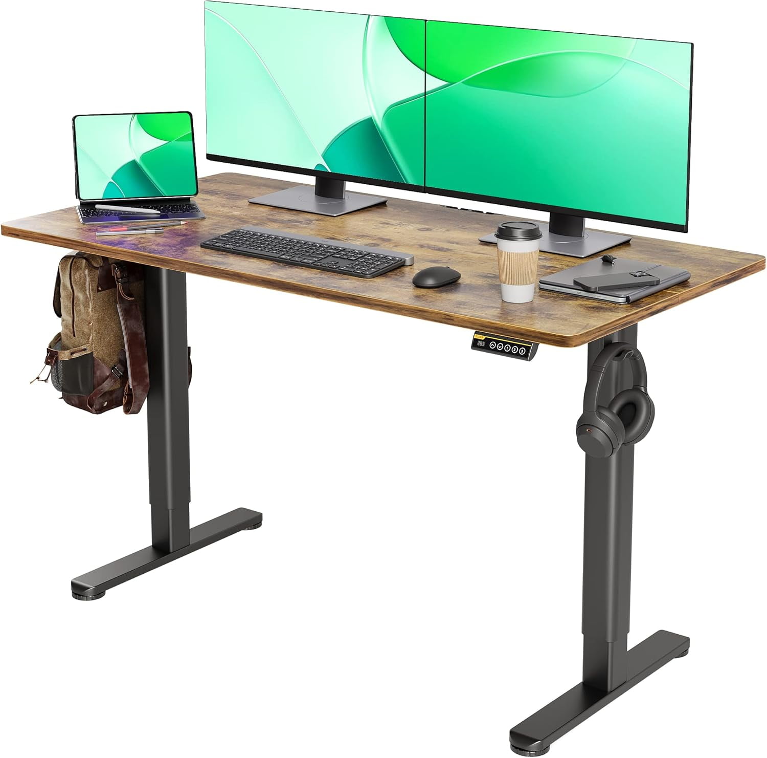 Electric Standing Desk, Adjustable Height Stand up Desk, 48x24 Inches