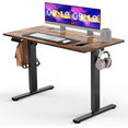 thumbnail image 1 of Electric Standing Desk, Ergonomic Rising Desk for Home Office Workstation, 48 x 24 Inch, Rustic Brown, 1 of 9