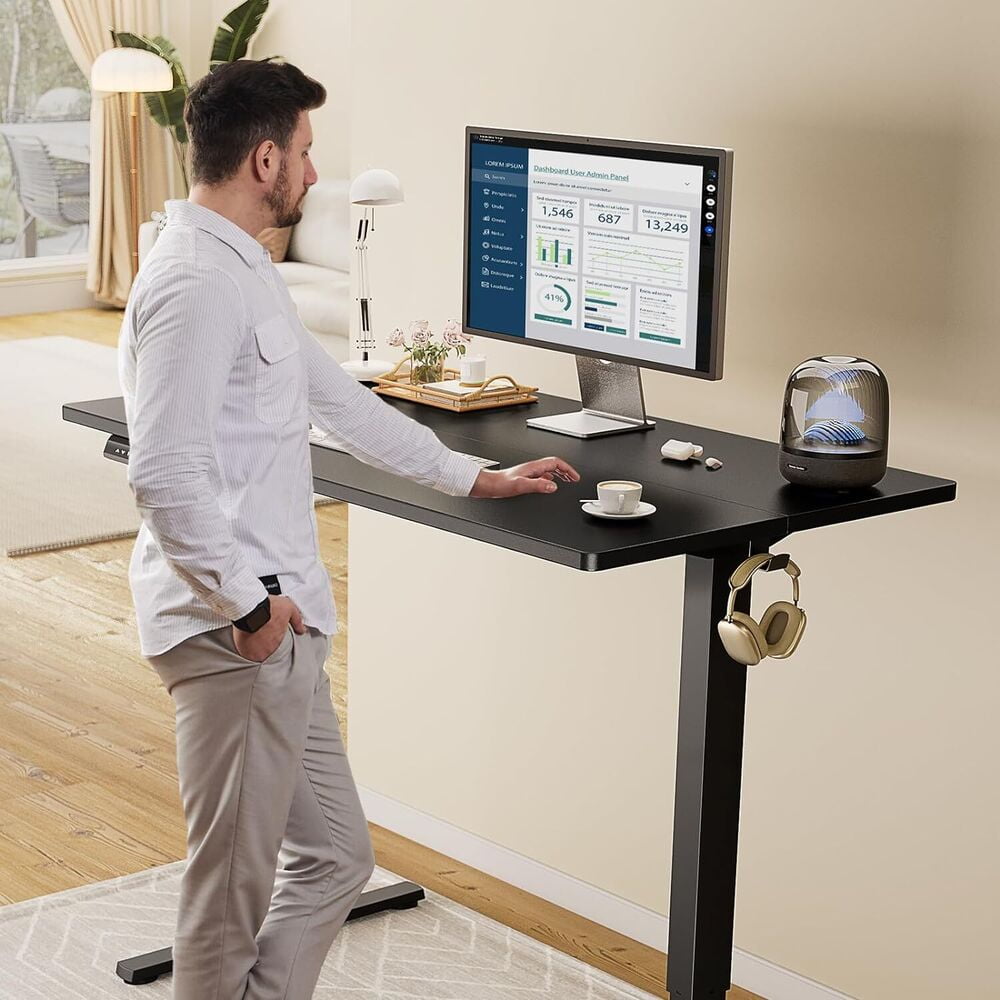 Electric Standing Desk Home Office Height Adjustable Computer Ergonomic