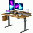 Electric Standing Desk with Double Drawers Height Adjustable 48"x24