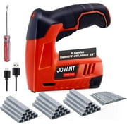 Electric Staple Gun with 3650 Staples and Staple Remover,Upholstery Staple Gun Heavy Duty for Wood, Crafts, Carpentry, Decoration DIY,4V 2 in 1 Cordless Brad Nailer fits 3/16" - 3/8 "Staples,Nails