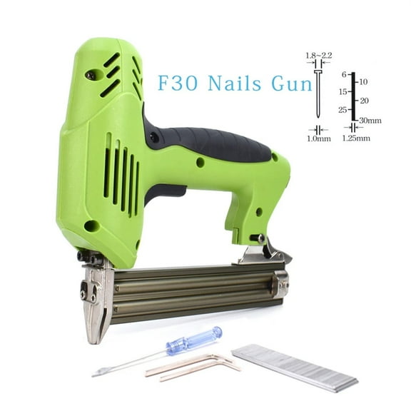 Electric Staples Nails Gun 2 In 1 Framing Tacker For Furniture Decoration Tool ,Easy Adapter & Wide Applications