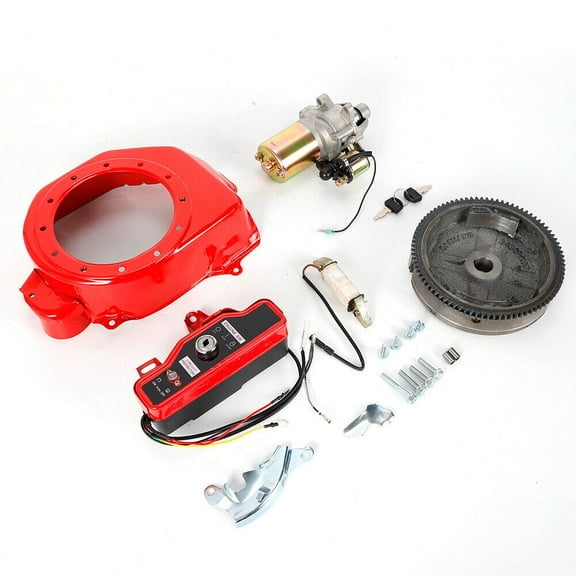 Electric Start Kit Flywheel Motor Ignition for Honda Gx200 4 Stroke Engines
