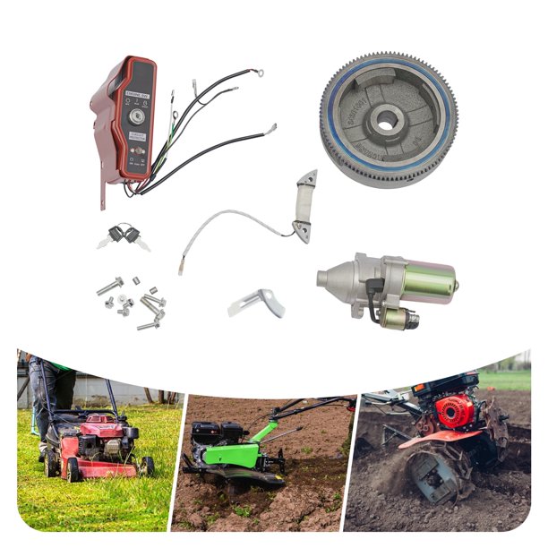 Electric Start Kit Flywheel Motor Kit For Honda 11hp Gx390 13hp Engines