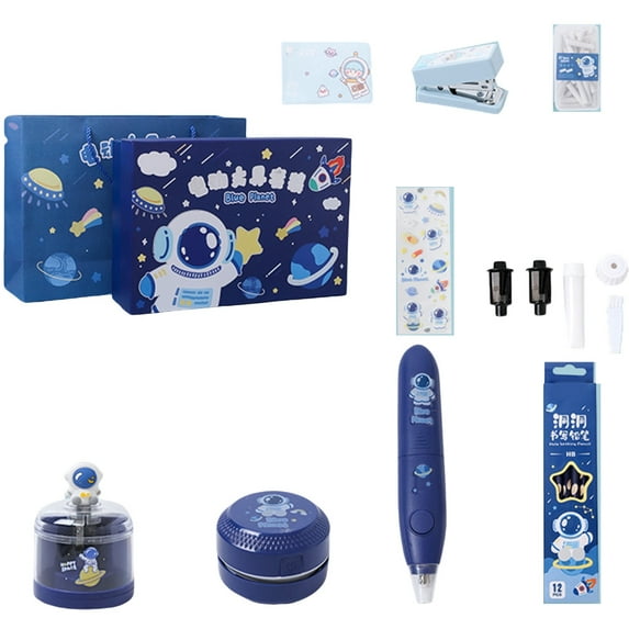 Electric Stationeries Set Battery Operated Automatic Pencil Sharpener