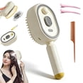 thumbnail image 1 of Electric Steam Brush for Hair, Electric Spray Air Cushion Comb for Women, Anti-Static Hot Steam Hair Brush for Smoothing, Reduce Frizz, Smooth & Nourish, for Both Long and Short Hairs (Beige), 1 of 8