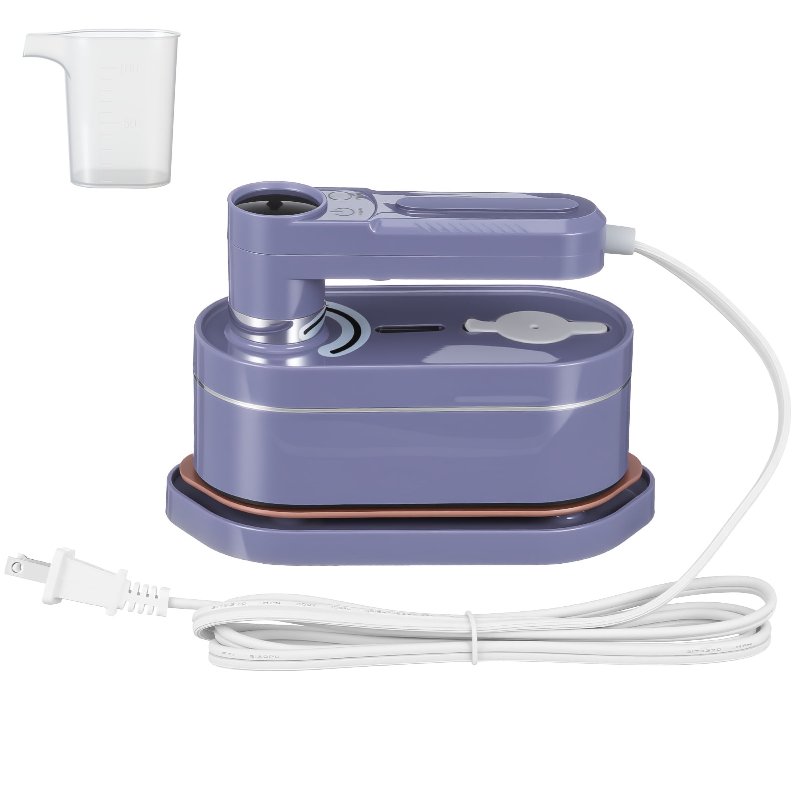 Supvox Ultralight Travel Iron Steamer with Powerful Steam and Rotatable Handle for Home Use