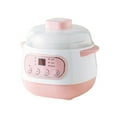 thumbnail image 1 of Electric Stew Pot,Mini Slow Cooker,1L Electric Smart Ceramic Soup Por Cooker,ltifction Slow Cooker Food Warmer Cooking Pot,Appointment Timing Soup Cooker Anti Dry Burn for Home Kitchen X0M9, 1 of 1