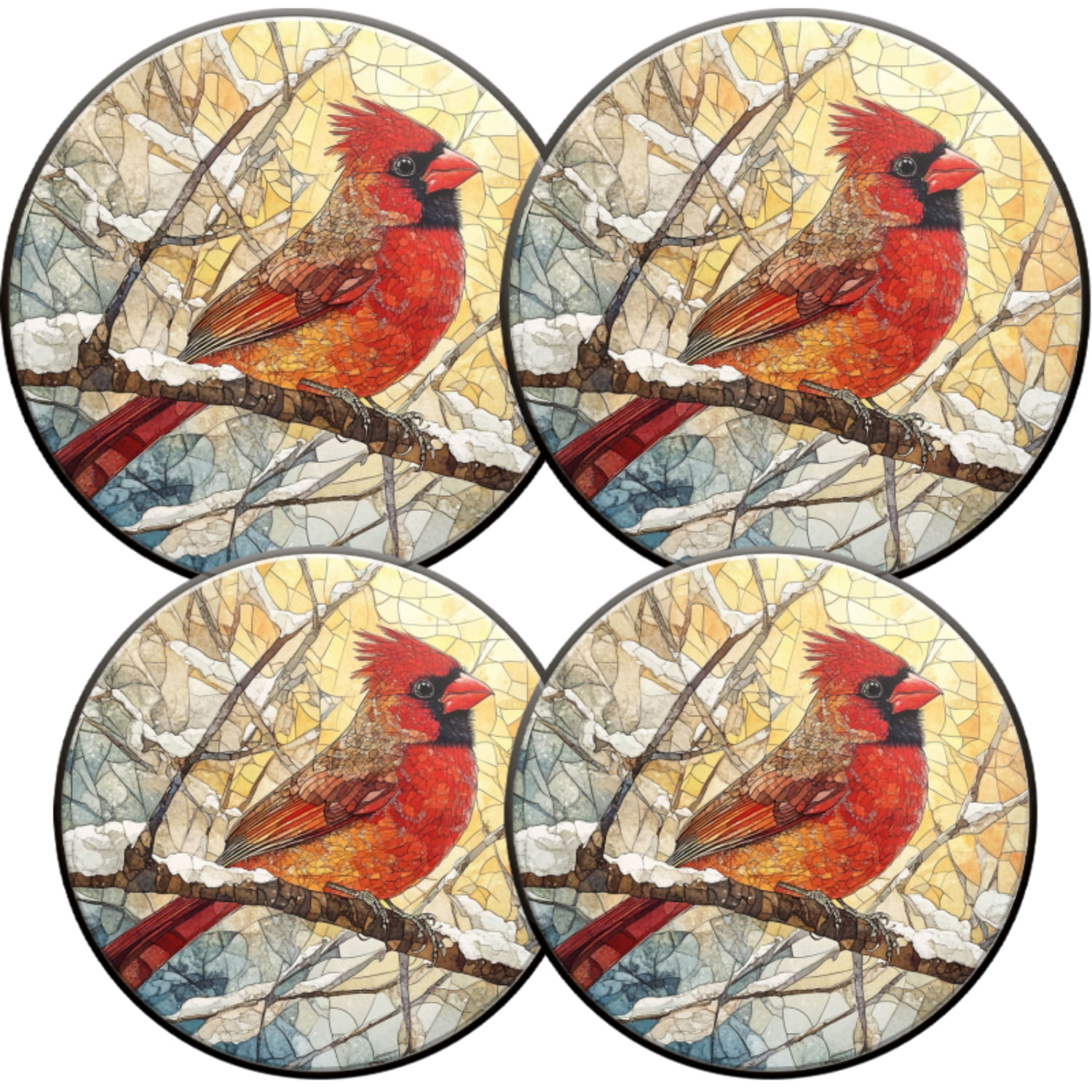 Electric Stove Burner Covers,4 Pcs Round Gas Burner Cover,8 and 10 Inch ...