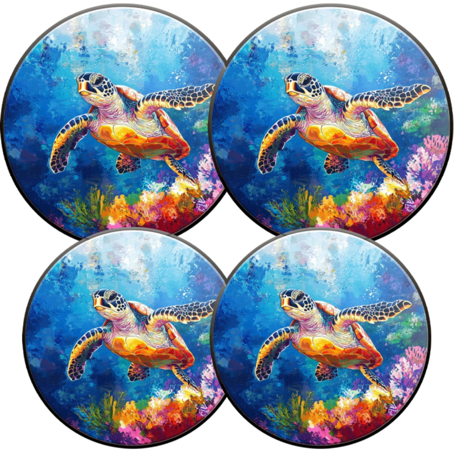 Electric Stove Burner Covers,4 Pcs Round Gas Burner Cover,8 and 10 Inch ...