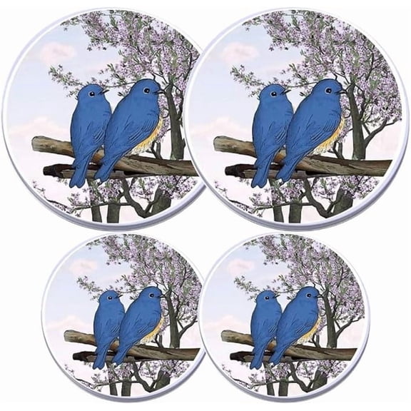 Electric Stove Burner Covers - Protect Stovetop - Set of 4, 10 and 8 inches -Blue Birds Electric Stove Covers