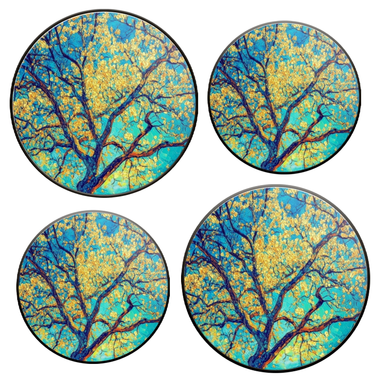 Electric Stove Burner Covers Set of 4 for Range Accessories, Gorgeous ...