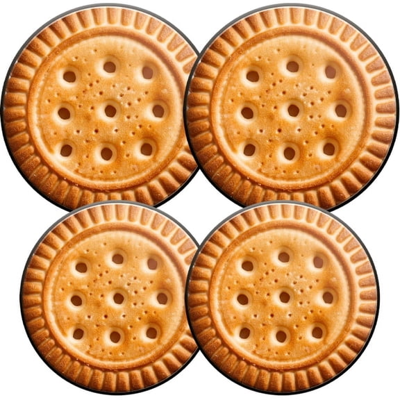 Electric Stove Burner Covers, Set of 4, Round Burner Cover,8 and 10 Inch,Cookie_With_Holes_In_The_Center