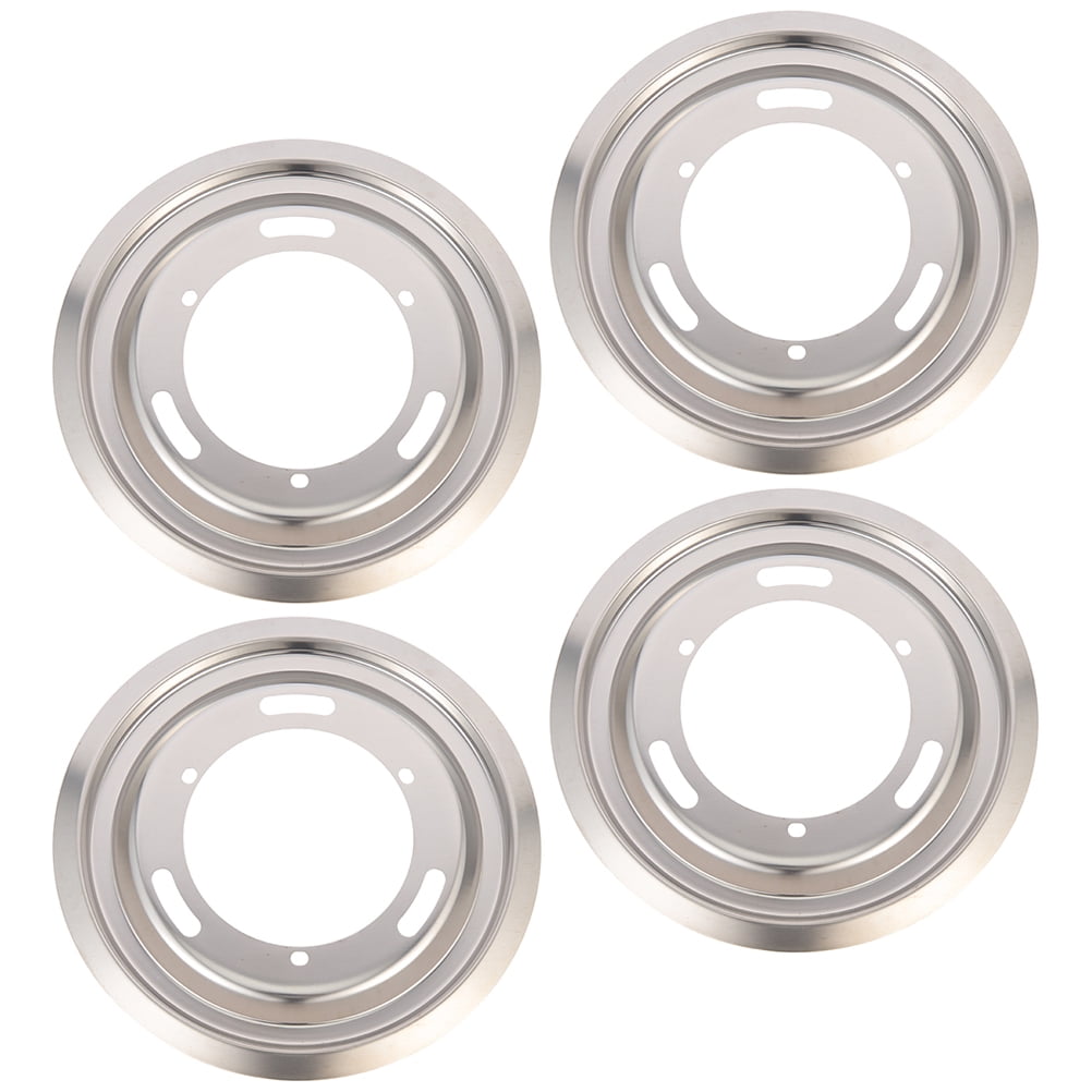 Electric Stove Drip Pan 4 Pcs Gas Tray Embedded Flat Skillet Kitchen