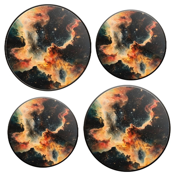 Electric Stove Top Covers Set of 4 for Range Accessories, Gorgeous Star - Filled Nebula Gas Stove Top Covers for Expanding Counter Space Stovetop Decor
