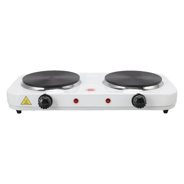 Electric Stove, US Plug 110V Double Heating Plate Stove 2000W For Kitchen For Office