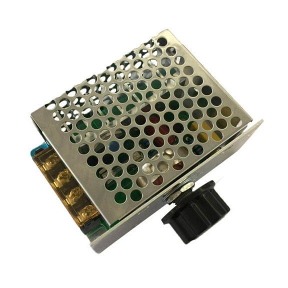 Electric Stove Voltage Regulator Adjustable AC 0-220V, Surge Protection for Dimming and Speed Control